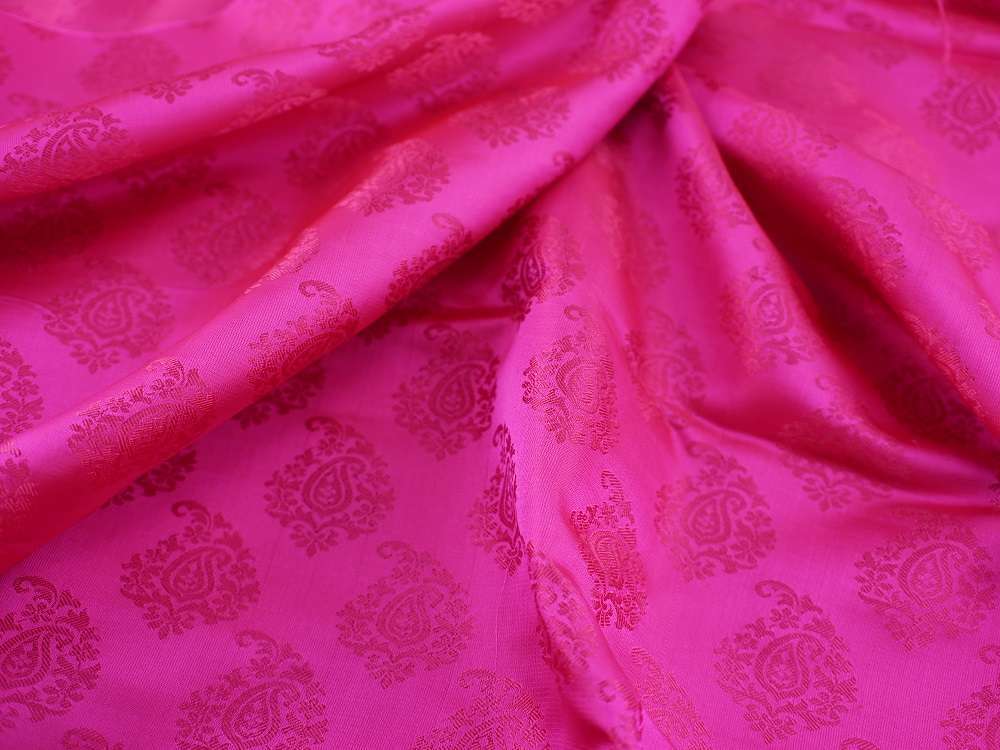 Tissu Soie TS407 Fuschia