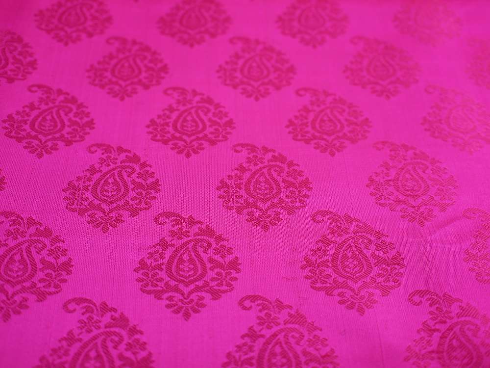 Tissu Soie TS407 Fuschia