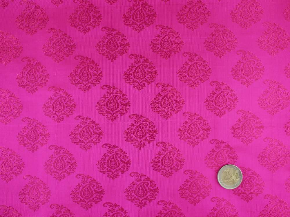 Tissu Soie TS407 Fuschia