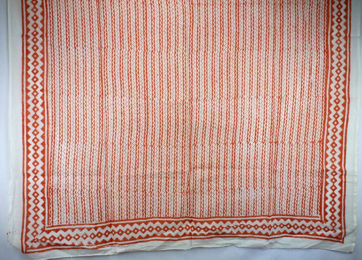 Foulard Noir et Fond Écru - W408-4-2