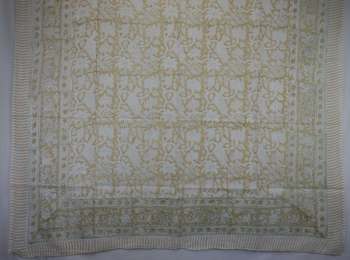 Foulard Blanc, Beige et Kaki - S404-11