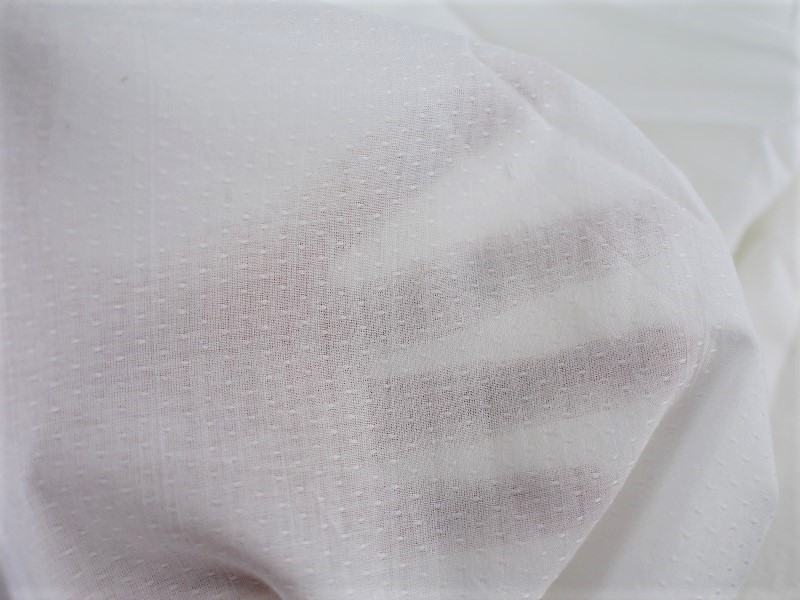 Tissu Coton (Uni) TW509-2 Blanc