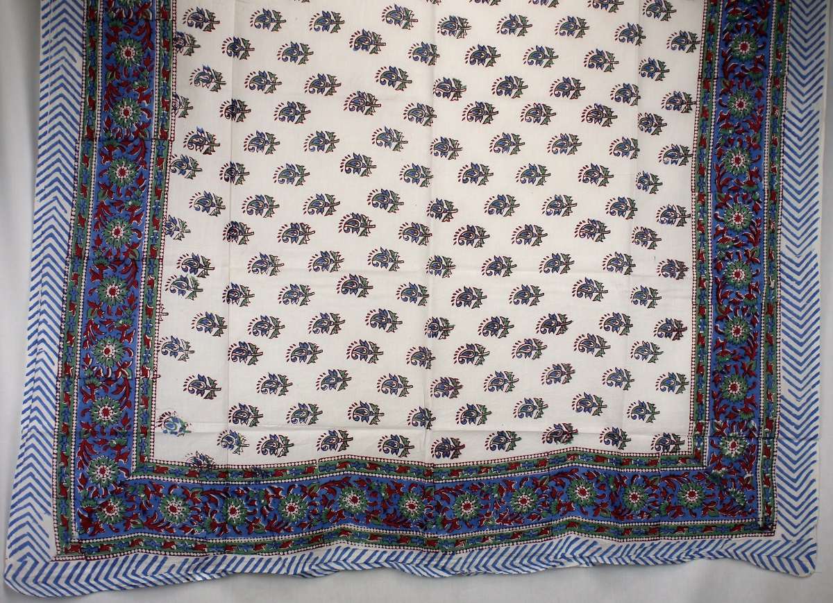 Foulard Blanc, Bleu, Rouge, Vert - S404-1